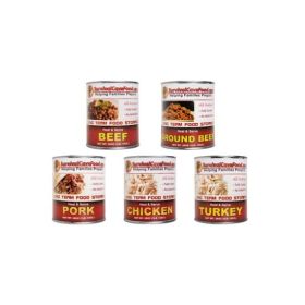 Mixed 14.5oz case - 12 cans, Beef, Chicken, Turkey, Pork & Ground Beef